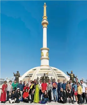  ??  ?? a visit to Turkmenist­an will open your eyes to so much wonder.