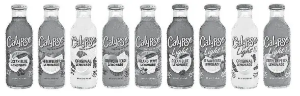  ?? COURTESY OF DAVID KLAVSONS ?? Calypso lemonades are a big part of the business at King Juice, which is bottled on the south side of Milwaukee.