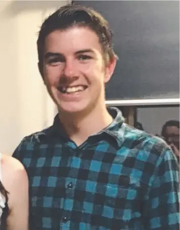  ?? Picture: FACEBOOK ?? TRAGEDY: Fatal hit-and-run victim Michael Bowden, 20, from Ravenshoe, worked as a diesel fitter at Rio Tinto at Weipa.