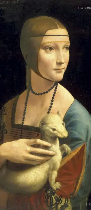  ??  ?? A sinistra: La dama con l’ermellino. Sotto: il Castello di Chambord