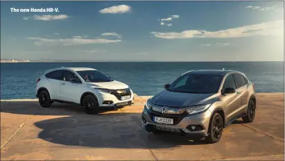  ??  ?? The new Honda HR-V.