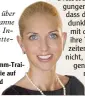  ?? Foto: K.Rohde ?? Susanne Erdmann ist Benimm Trai nerin. Jede Woche erklärt sie auf Capito, was sich gehört und was nicht.