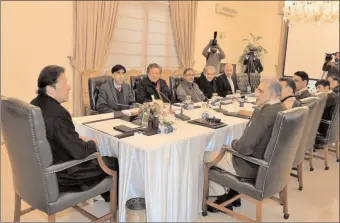  ?? -APP ?? Prime Minister Imran Khan chairs high-level meeting on Kashmir.