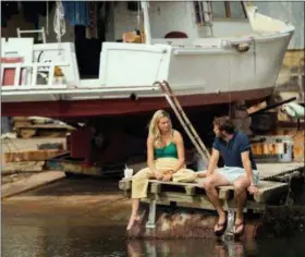  ?? STXFILMS VIA AP ?? This image released by STXfilms shows Shailene Woodley, left, and Sam Claflin in a scene from “Adrift.”
9:25; Sun. 1:55, 4:30, 6:55; Mon.-Wed. 2:10, 4:30, 6:50