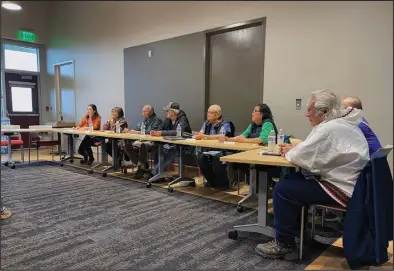  ?? Photos by Julia Lerner ?? OUR STORIES ETCHED IN IVORY(top)—Elders who assisted in the creation of the book “Our Stories Etched in Ivory” participat­ed in a panel at the Carrie M. McLain Memorial Museum on Friday, August 6.