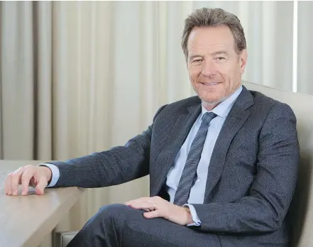  ?? — AP FILES ?? Bryan Cranston confesses in his memoir A Life in Parts to having dark thoughts about a former girlfriend. ‘I was flush with fear ... and I realized that I was capable of killing someone.’