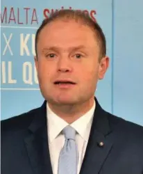  ??  ?? Joseph Muscat