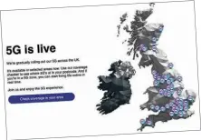  ??  ?? BELOW Locating 5G in the wild isn’t as simple as following Three’s coverage map