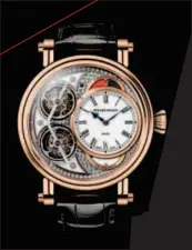  ??  ?? Speake-Marin Magister Vertical Double Tourbillon