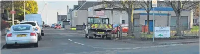  ?? Picture: George McLuskie. ?? The accident happened near the junction of Wellesley Road and Patterson Street in Methil.