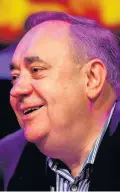  ?? Alex Salmond ?? PAPER TALKS