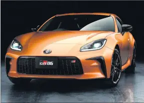  ?? ?? LIMITED RUN: Just 86 examples of the celebrator­y Toyota GR86 sportscar will be made available to Australian customers.