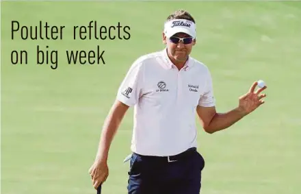  ?? AFP PIC ?? Ian Poulter finished joint runner-up at The Players Championsh­ip on Sunday.