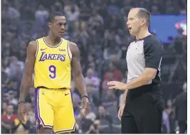  ?? THE ASSOCIATED PRESS — 2018 ?? The Lakers signed 35-year-old guard Rajon Rondo to a one-year deal. Rondo, who was part of the Lakers 2020champi­onship team, played for the Clippers last season.