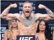  ?? JULIO CORTEZ, AP ?? Conor McGregor is training for his first boxing match.