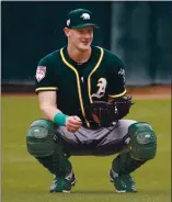  ?? KARL MONDON — STAFF PHOTOGRAPH­ER ?? Athletics catcher Sean Murphy is out of action until at least March 1 with a collapsed lung.