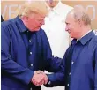  ?? FOTO: IMAGO ?? Donald Trump und Wladimir Putin gestern in Da Nang.