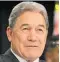  ??  ?? Winston Peters