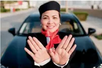  ??  ?? Dubai’s first female chauffeur service for women offers premium experience with tinted windows , WiFi and more.