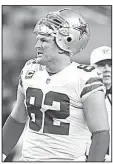  ?? AP/MICHAEL AINSWORTH ?? Dallas Cowboys tight end Jason Witten has been mentioned as possible candidate for the head coaching position at Tennessee, his alma mater, which is struggling to fill the spot.