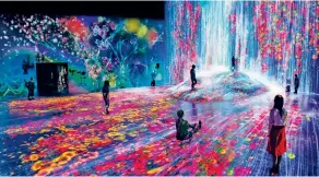  ??  ?? Mejor experienci­a digital. Epson Teamlab Borderless, en Tokio.