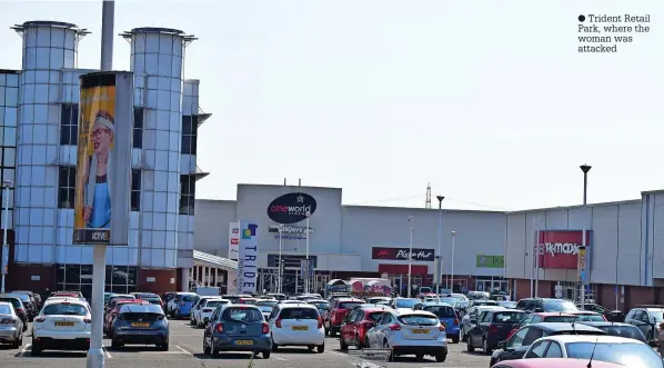  ?? ?? ● Trident Retail Park, where the woman was attacked