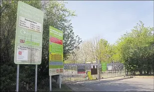  ?? ?? People have to book in advance to use the household waste recycling centre in Vauxhall Road, Canterbury