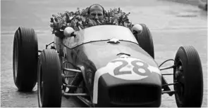  ??  ?? Monaco victory was Lotus’s first – and Moss’s 13th – in Formula 1