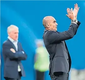  ?? (AP) ?? La tiene clara. El español Roberto Martínez, entrenador de Bélgica, durante el partido de ayer contra Francia. Más no pudo hacer.