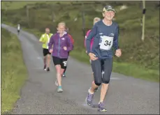  ??  ?? Islay Marathon runners.