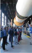  ??  ?? Eight students from Fairholme College recently went to NASA.