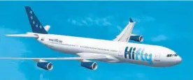  ??  ?? Planes leased from Portuguese company Hi Fly will fill the Dreamliner gaps.