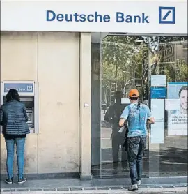  ?? CÉSAR RANGEL ?? El Deutsche Bank está llamado a consolidar el sector en Alemania