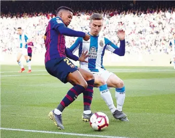  ??  ?? Nélson Semedo leva 82 jogos e um golo com a camisola do Barcelona