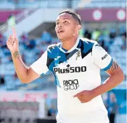  ?? / ATALANTA . ?? Luis Muriel llegó a los 21 goles esta temporada en la Serie A