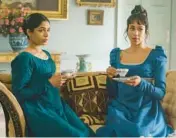  ?? ROSS FERGUSON/BLEECKER STREET ?? Freida Pinto, left, and Zawe Ashton in “Mr. Malcolm’s List.”