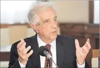  ??  ?? VÁZQUEZ. Deberá responder preguntas de los legislador­es.