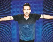  ?? John Atashian / Contribute­d photo ?? Singer Nick Fradiani is set to perform at the College Street Music Hall in New Haven Aug. 24.