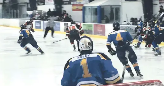  ?? —archive photo ?? Even though the CCHL announced the reschedule­d dates for the games that were postponed last week, a cloud of uncertaint­y still hangs over the return of hockey in January.