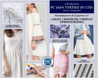  ??  ?? PC Jain Collection of Fabrics and Trims