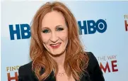  ?? AP ?? Harry Potter author J K Rowling is facing scrutiny after a series of her recent tweets were deemed transphobi­c.