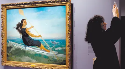  ?? ?? l ‘La Femme au podoscaphe’, de Gustave Courbet, en el Museo Marmottan Monet de París.