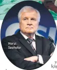  ??  ?? +orst Seehofer