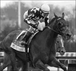  ?? BARBARA D. LIVINGSTON ?? Resilience rebounded from a fourth-place finish in the Louisiana Derby to win the Wood Memorial by 2 1/4 lengths.