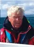 ??  ?? Retired GP Gordon Baird was Portpatric­k RNLI chairman for around 30 years and currently holds the Scottish Islands Peaks Race record