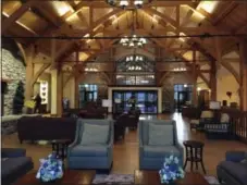  ?? S.M. CHRISTMAN VIA AP ?? This photo shows the lodge at the Stonewall Resort in Roanoke, W.Va.