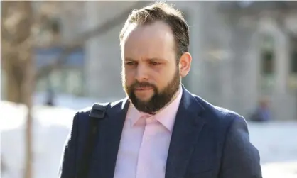  ??  ?? Joshua Boyle at the courthouse in Ottawa, Ontario, Canada on 25 March 2019. Photograph: Chris Wattie/Reuters