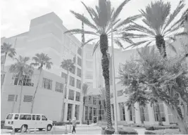  ?? RAFAEL OLMEDA/SOUTH FLORIDA SUN SENTINEL ?? Murder trials have yet to resume at the Broward County courthouse since the COVID-19 pandemic began.