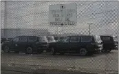  ?? PAUL SANCYA — THE ASSOCIATED PRESS ?? New vehicles are shown parked in storage lots near the Stellantis Detroit Assembly Complex in Detroit on Wednesday.