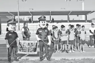  ?? /VERÓNICA SALINAS ?? Inauguraci­ón de la Copa DARE 2019, Nivel Secundaria